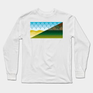 beach and divided forest Long Sleeve T-Shirt